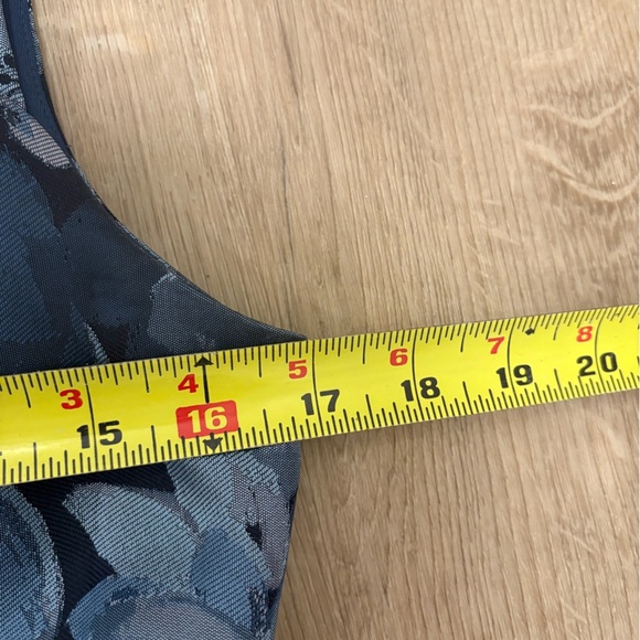 Alex Evenings Navy Floral A Line Mother of the Groom/Bride Dress - Picture 10 of 10